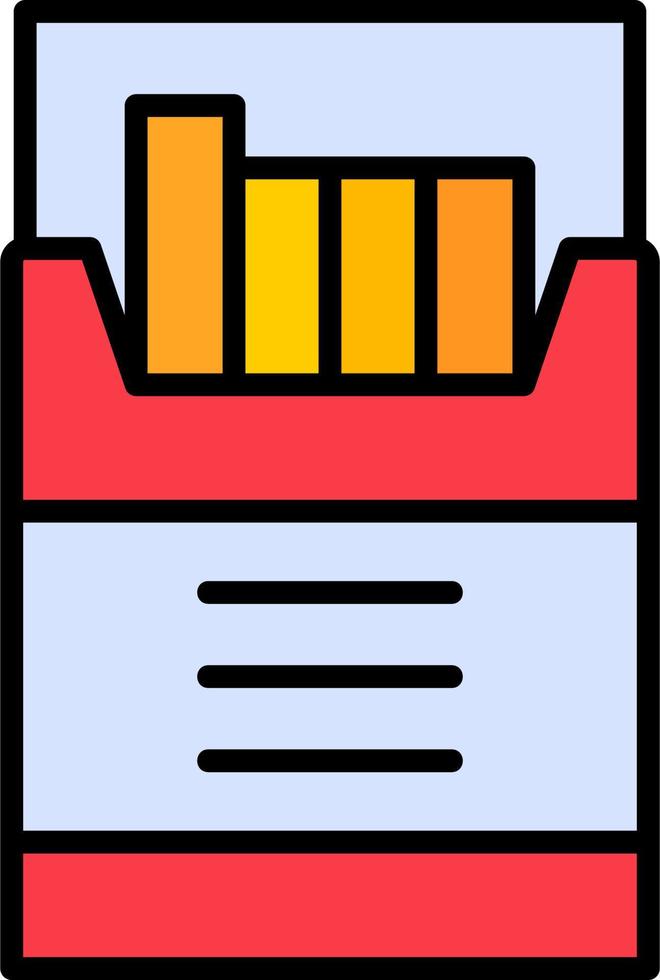 Cigarette Box Vector Icon