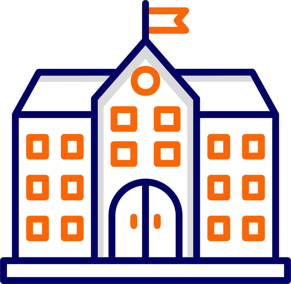 University Building Vector Icon