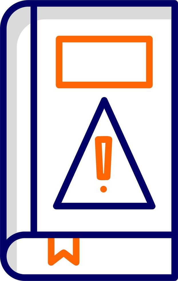 Book Alert Vector Icon