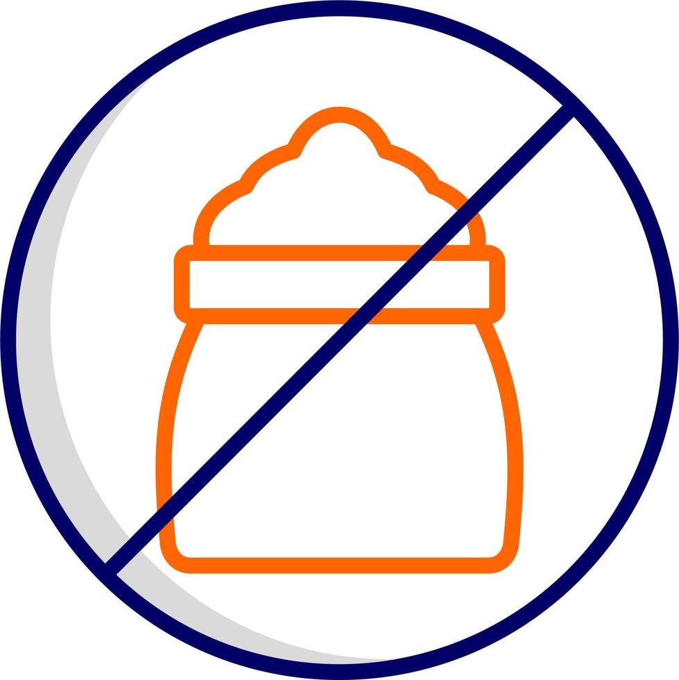 No Sugar Vector Icon