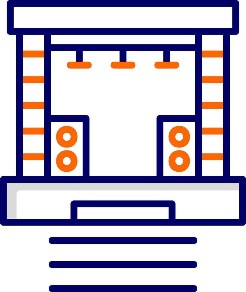 Stage Vector Icon