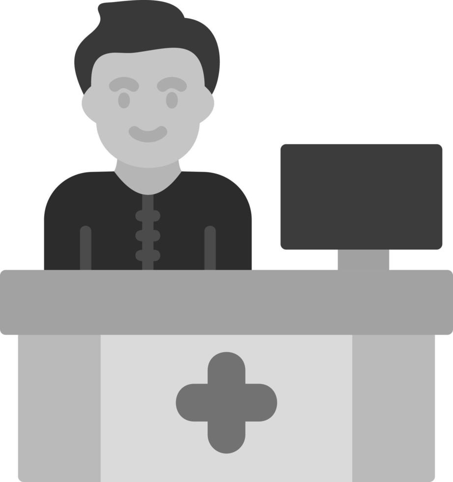 Receptionist Vector Icon