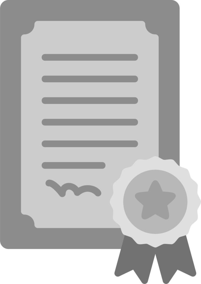 icono de vector de certificado