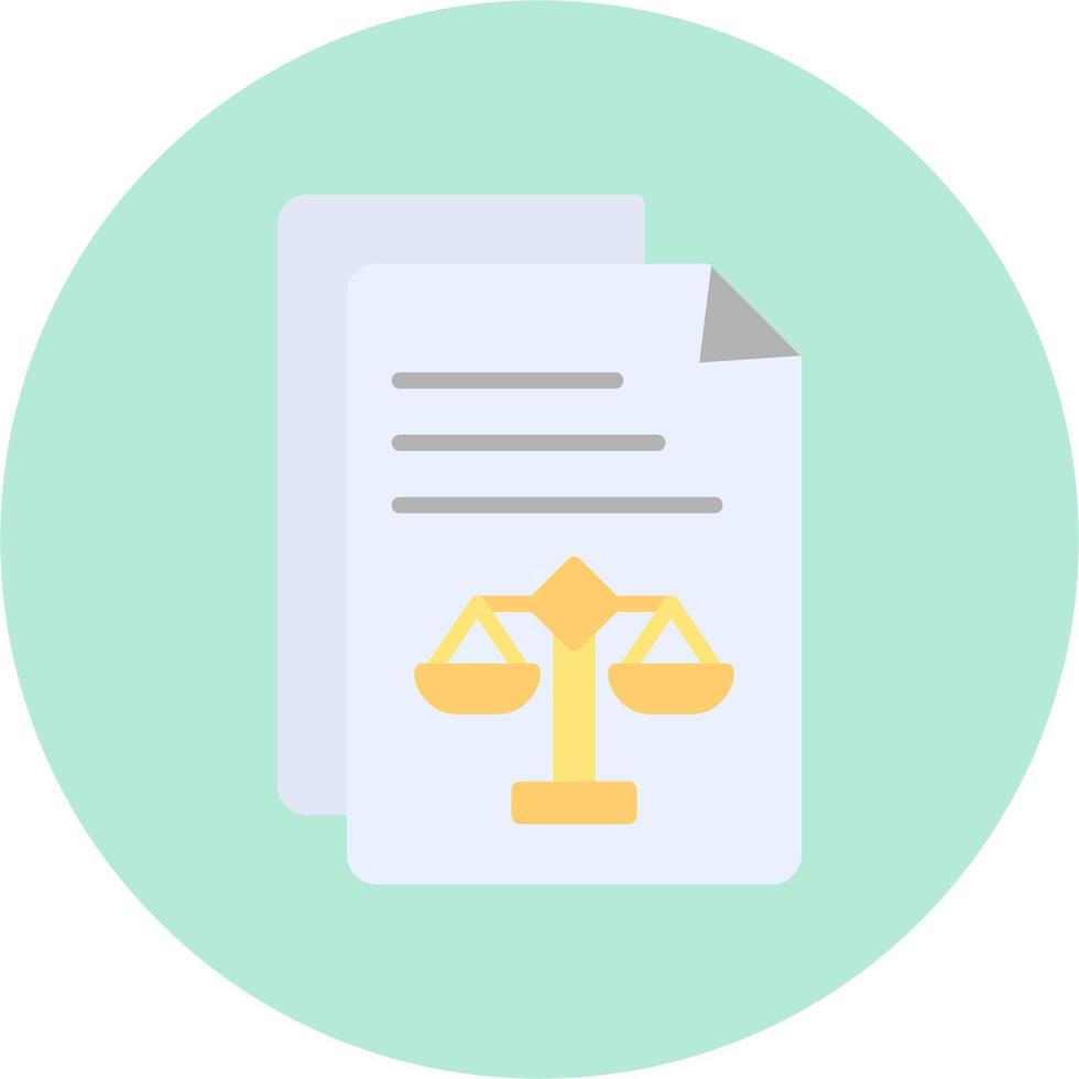 Legal Document Vector Icon