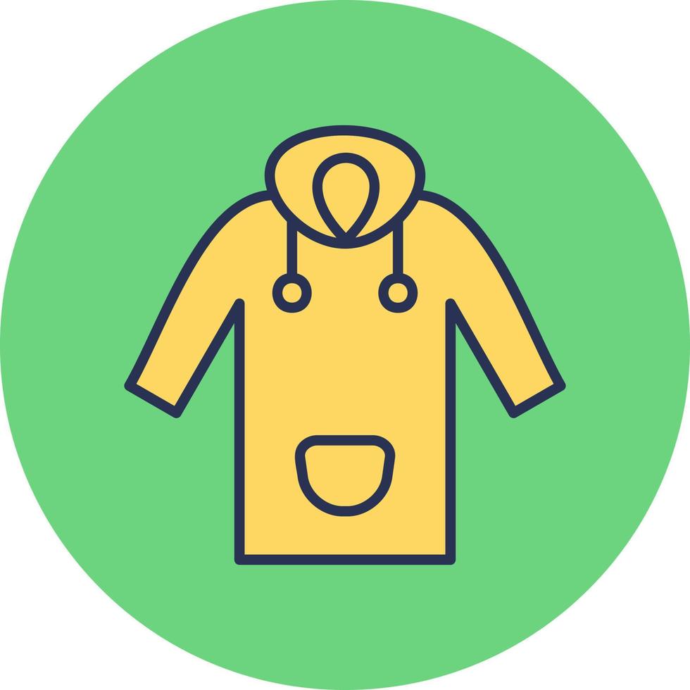 Raincoat Vector Icon