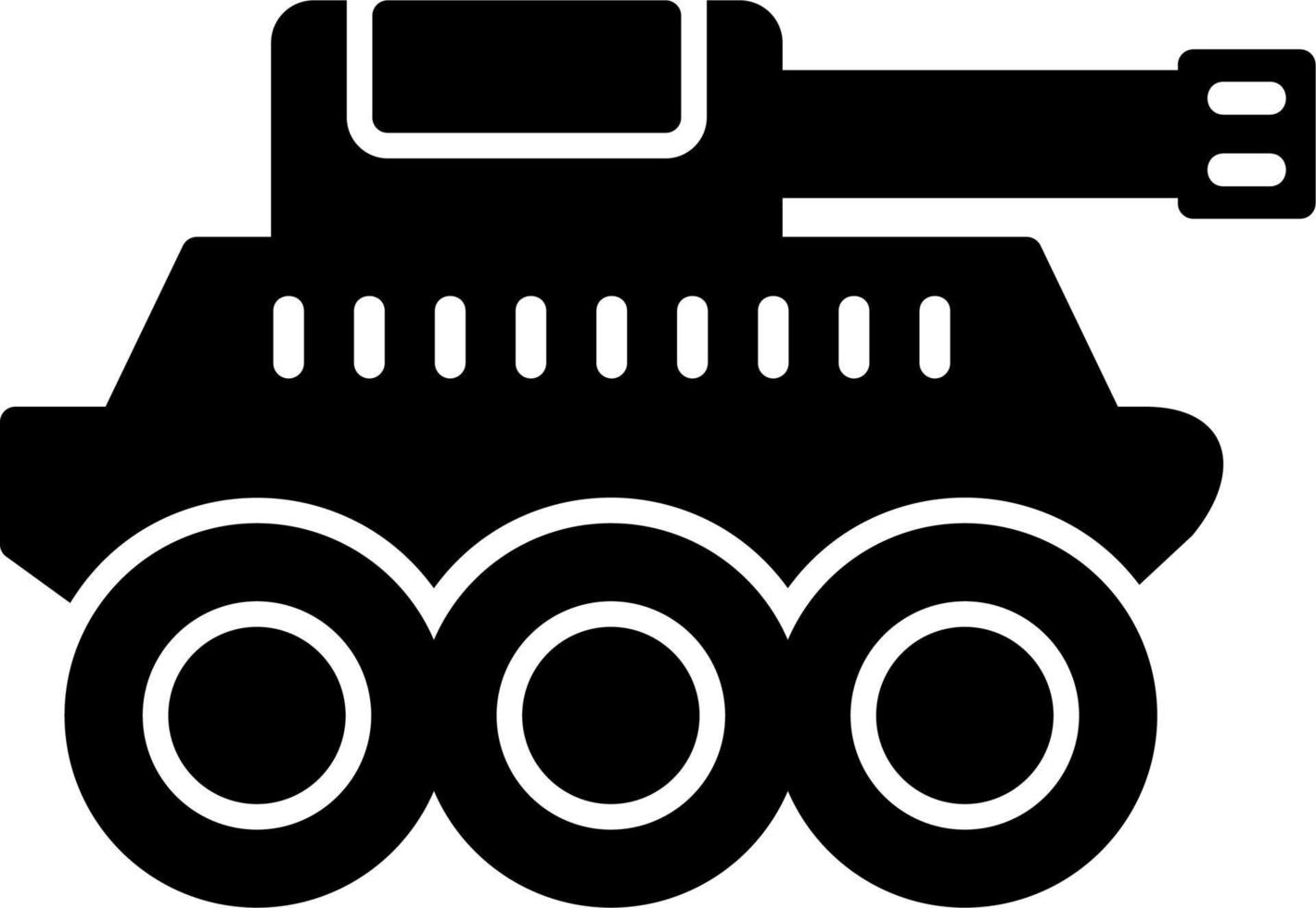 Military Tank Vector Icon