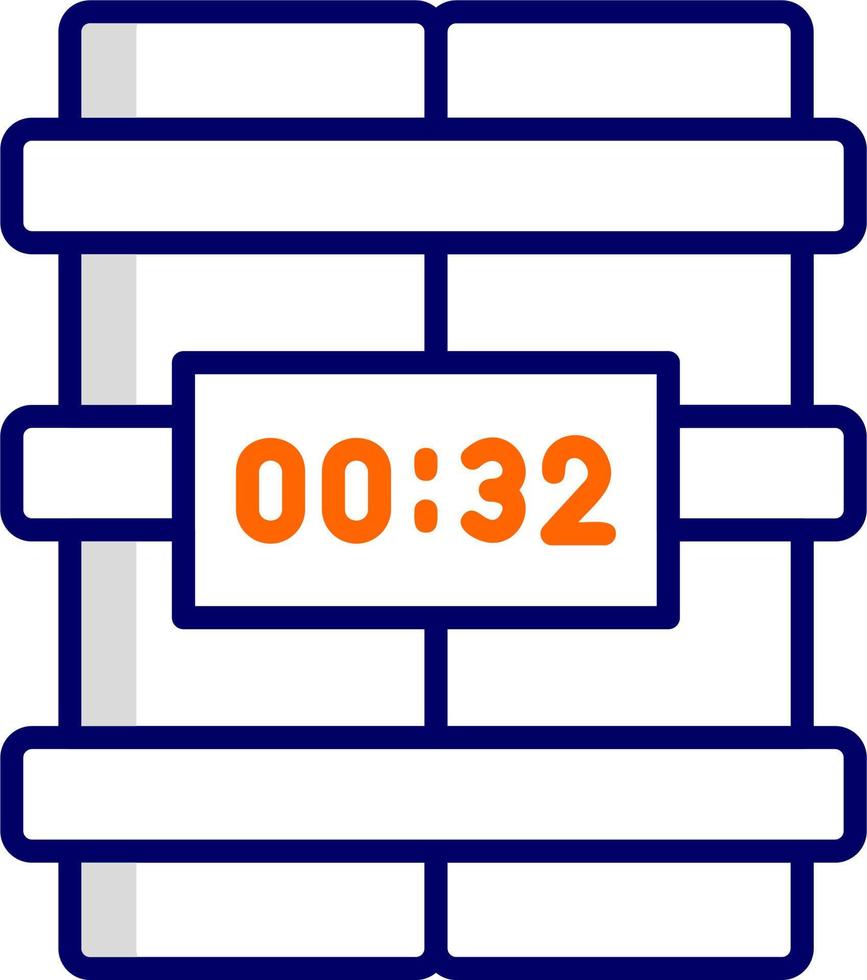 C4 Time Bomb Vector Icon