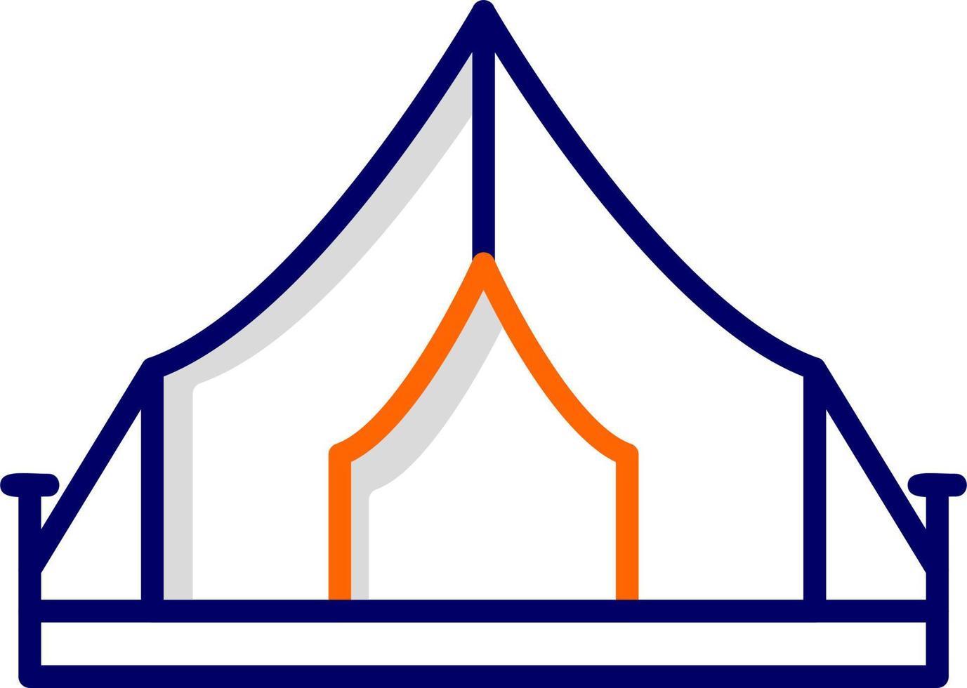 Camping Tent Vector Icon