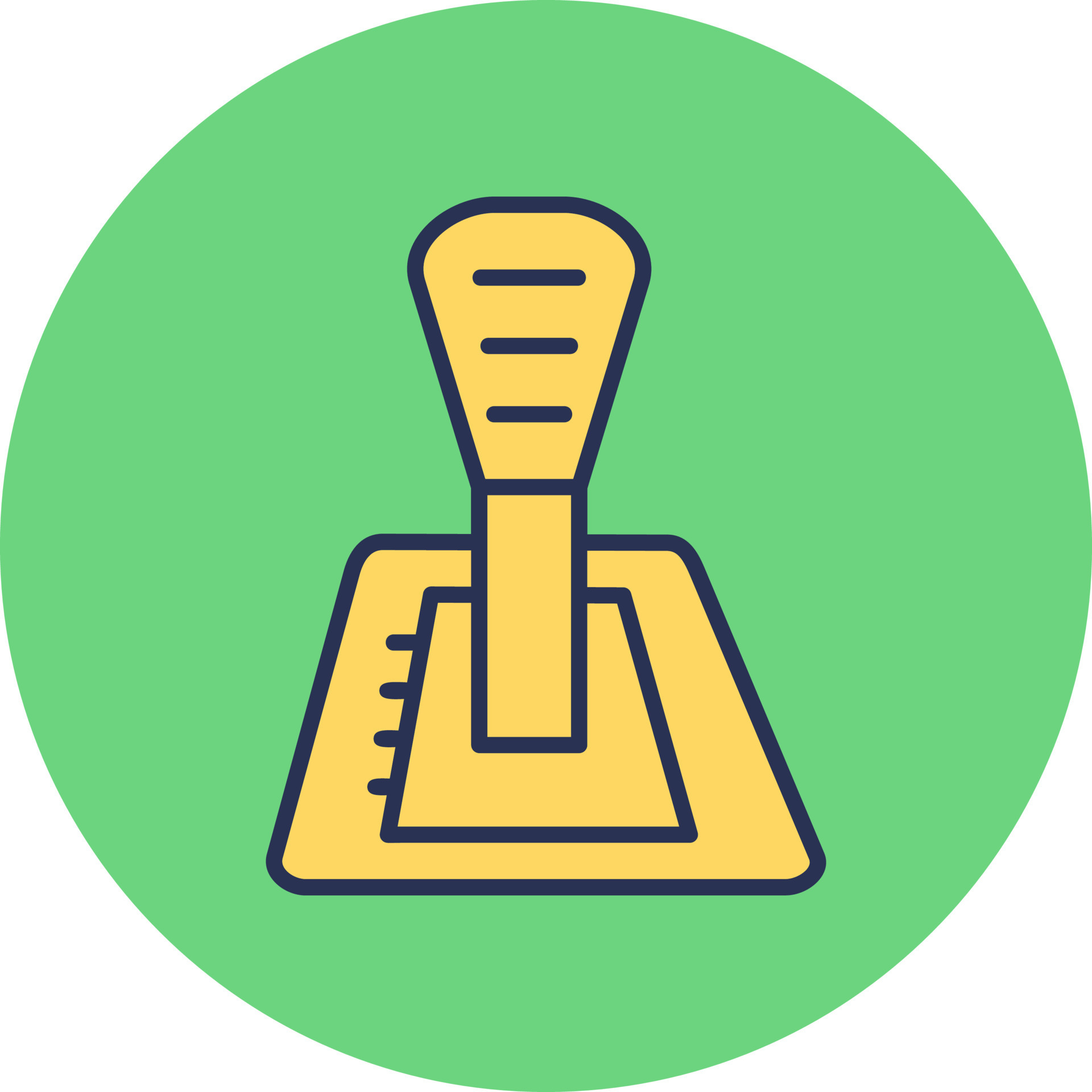 Gear Shift Vector Icon 20518007 Vector Art at Vecteezy