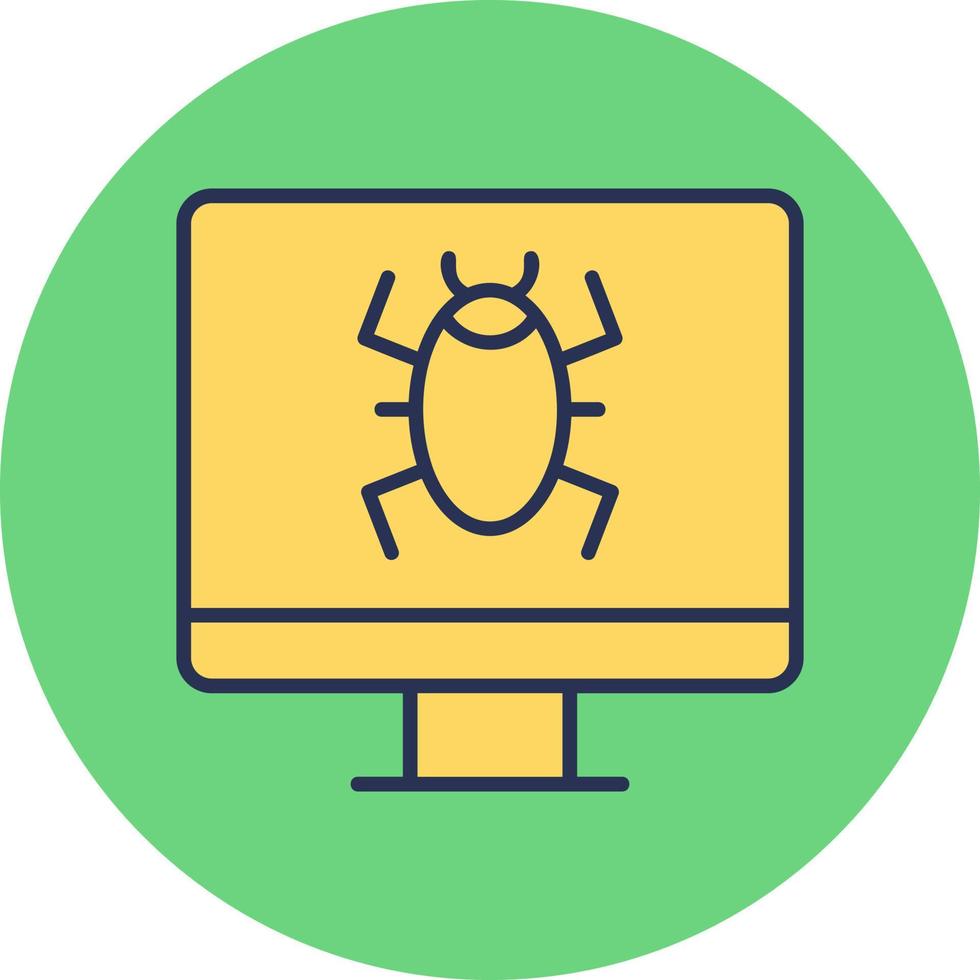 Computer Virus Vector Icon