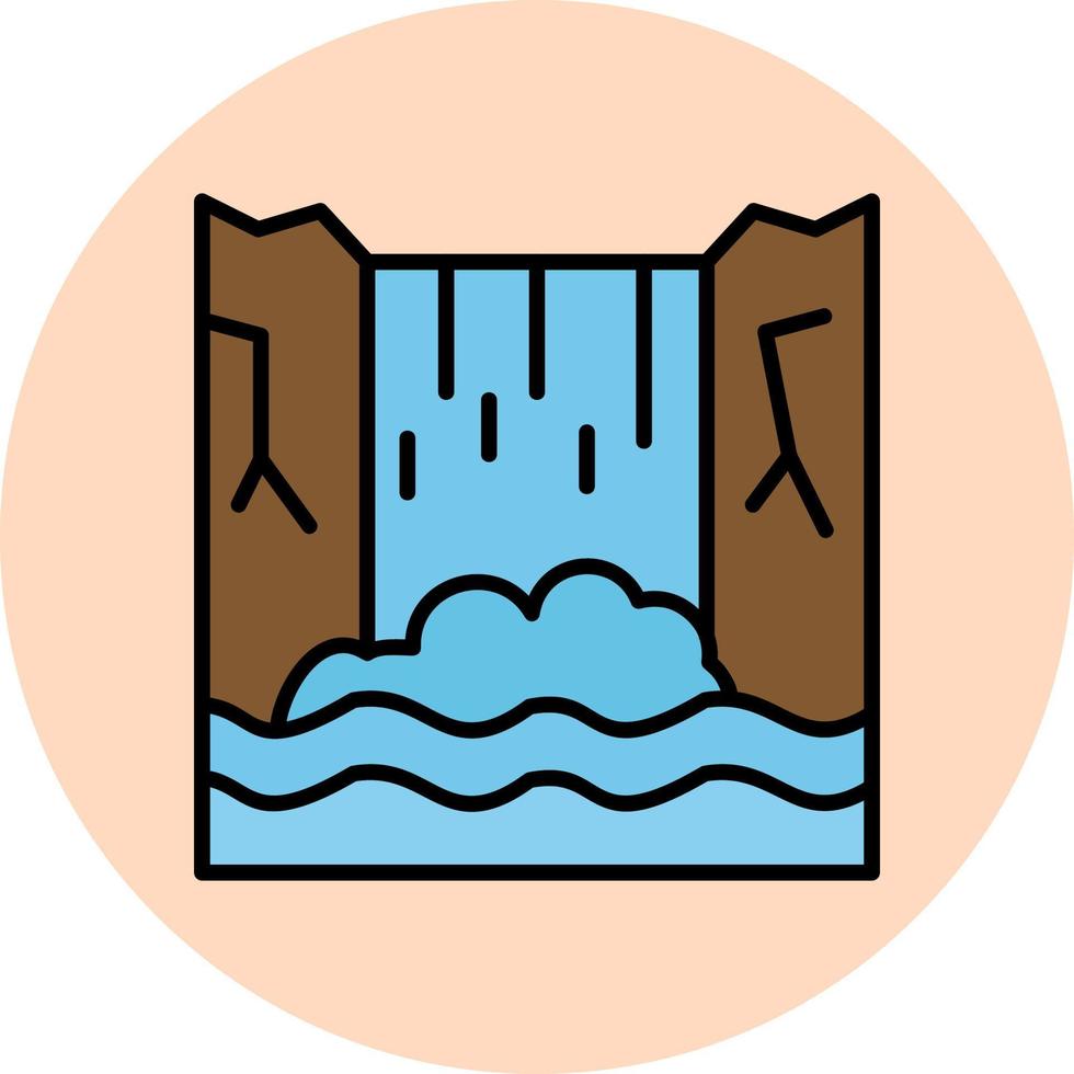 Waterfall Vector Icon