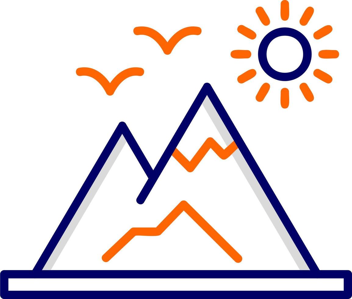 Mountain Vector Icon