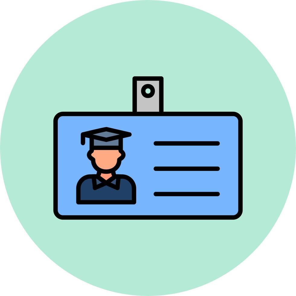 Student Id Card Vector Icon 20518206 Vector Art at Vecteezy