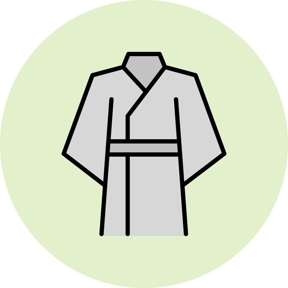 kimono vector icono