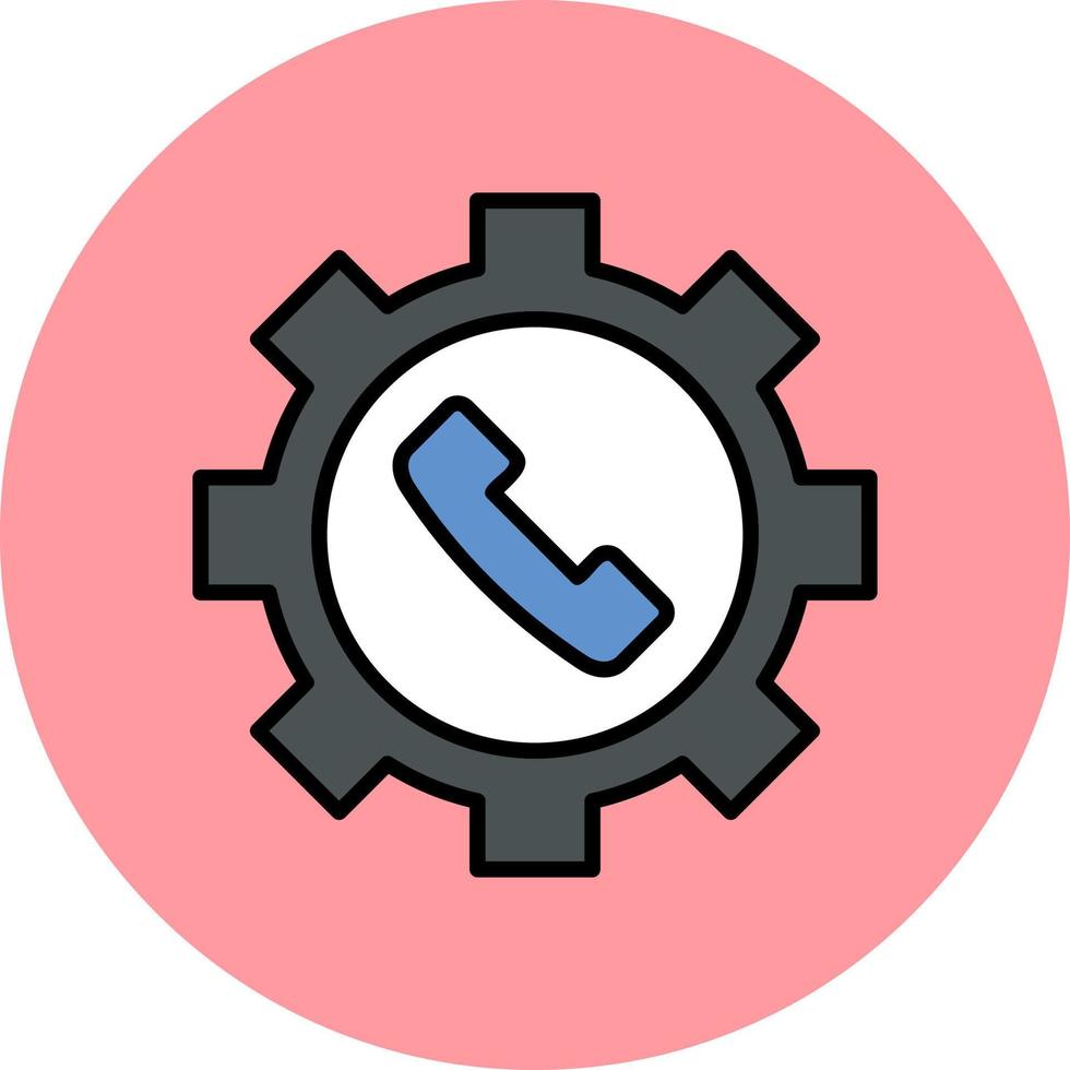 icono de vector de soporte técnico