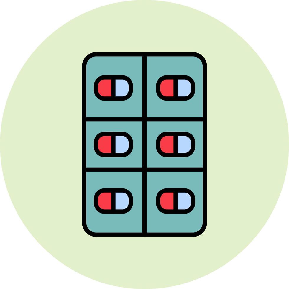 icono de vector de pastillas