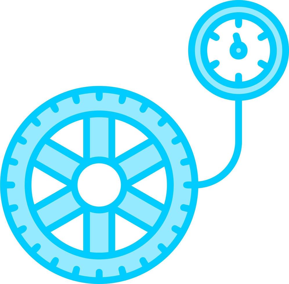 Pressure Gauge Vector Icon