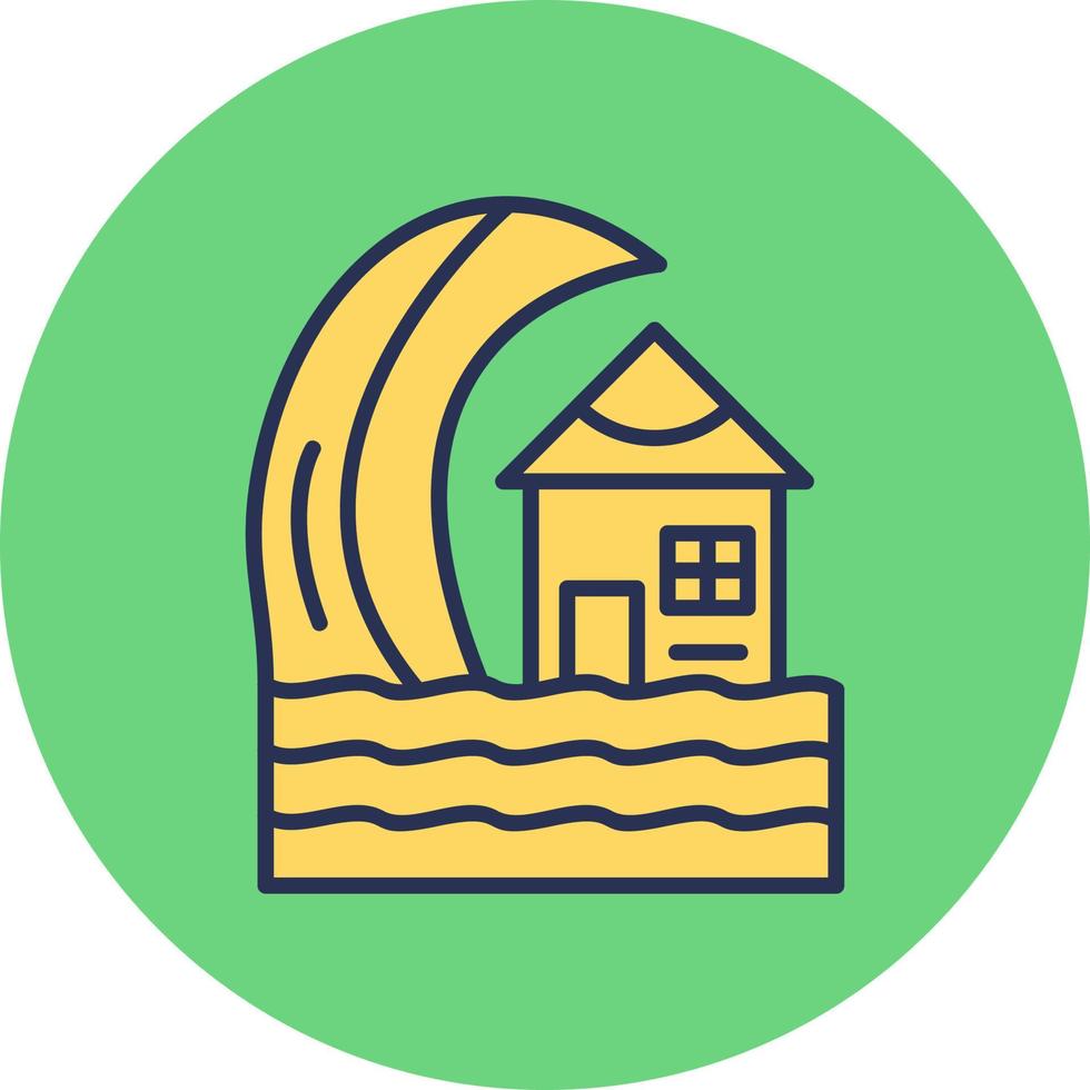 tsunami vector icono