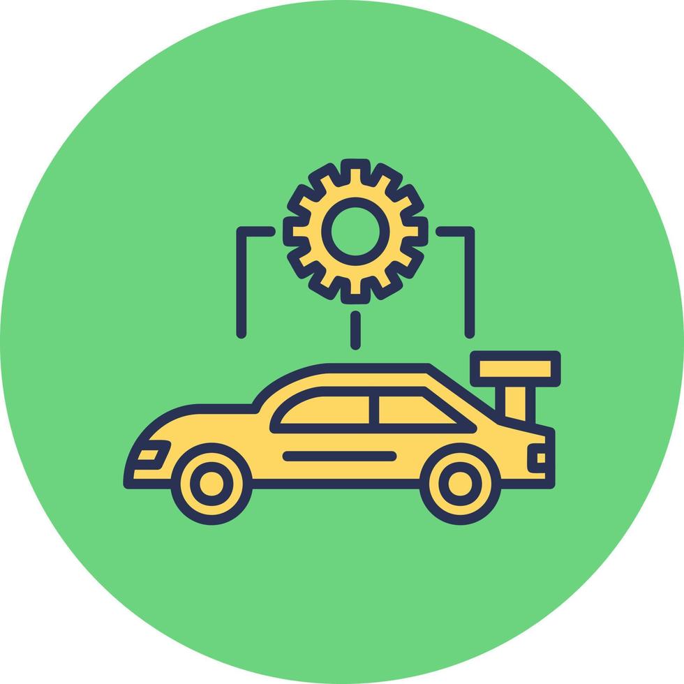 Car Configuration Vector Icon