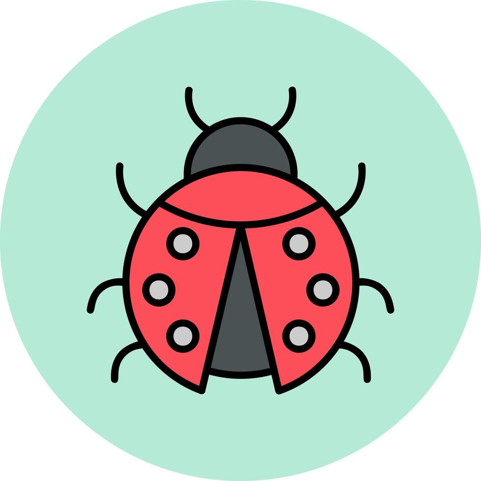 Ladybug Vector Icon