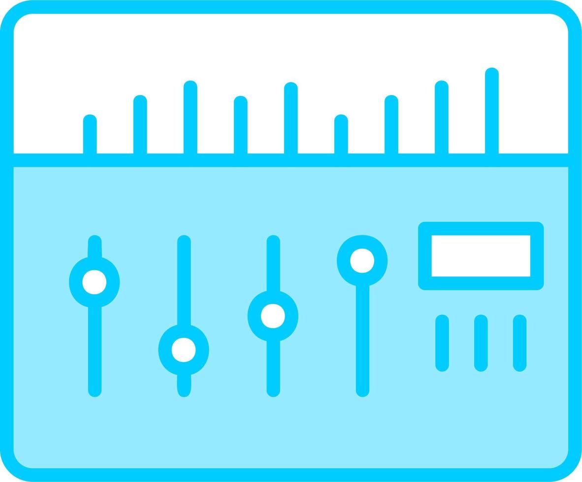 Sound Mixer Vector Icon