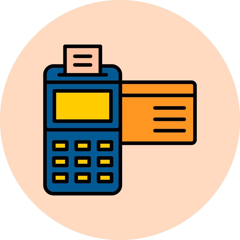 Credit Card Machine Vector Icon