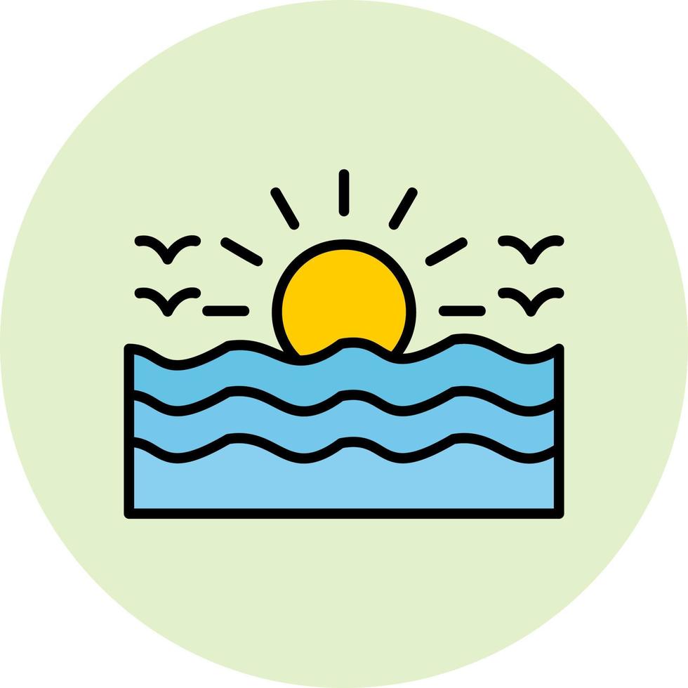 Sea Vector Icon