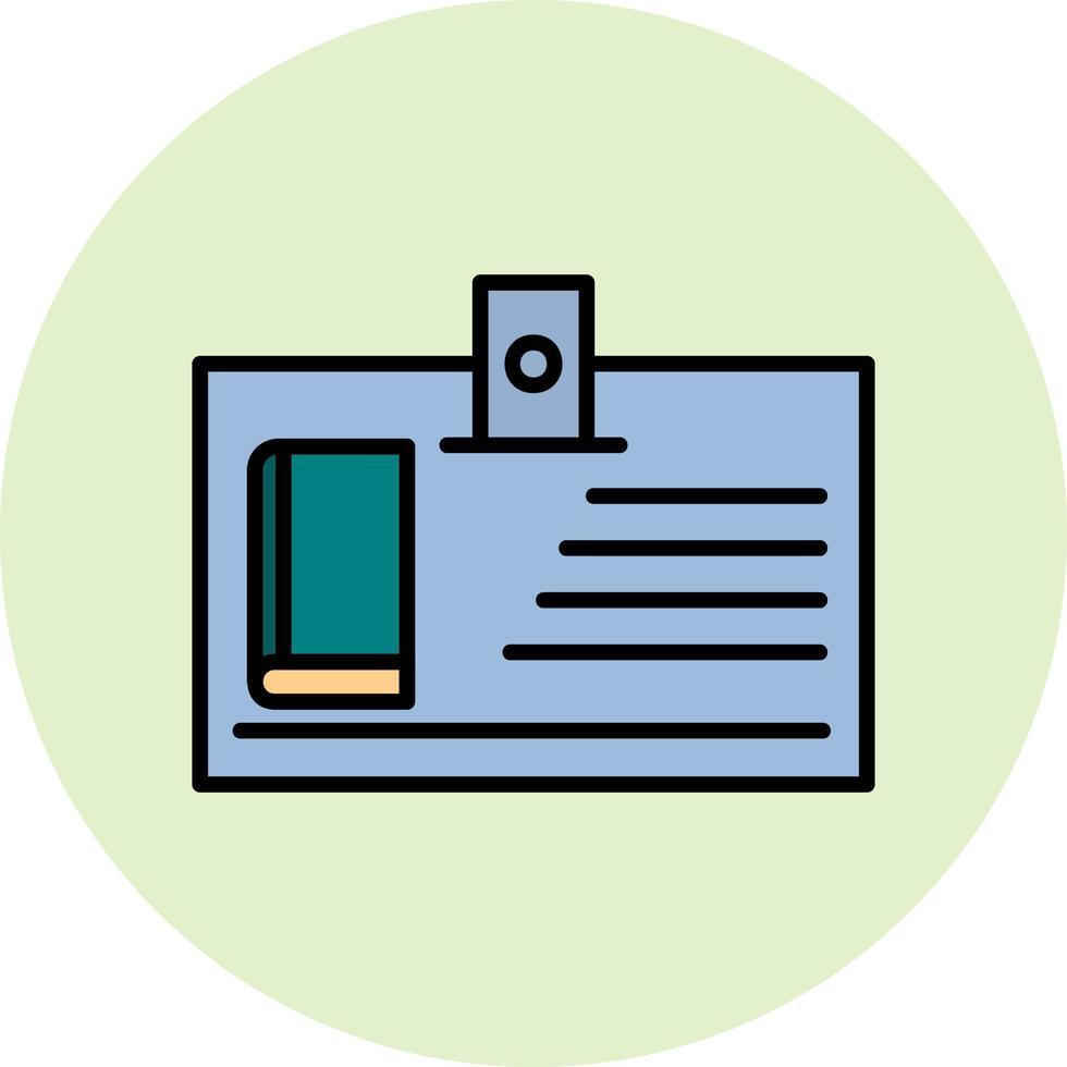 Library Card Vector Icon