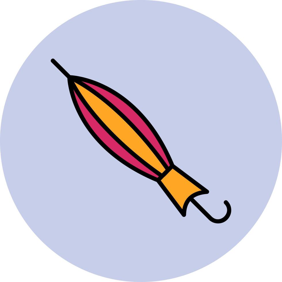 Close Umbrella Vector Icon