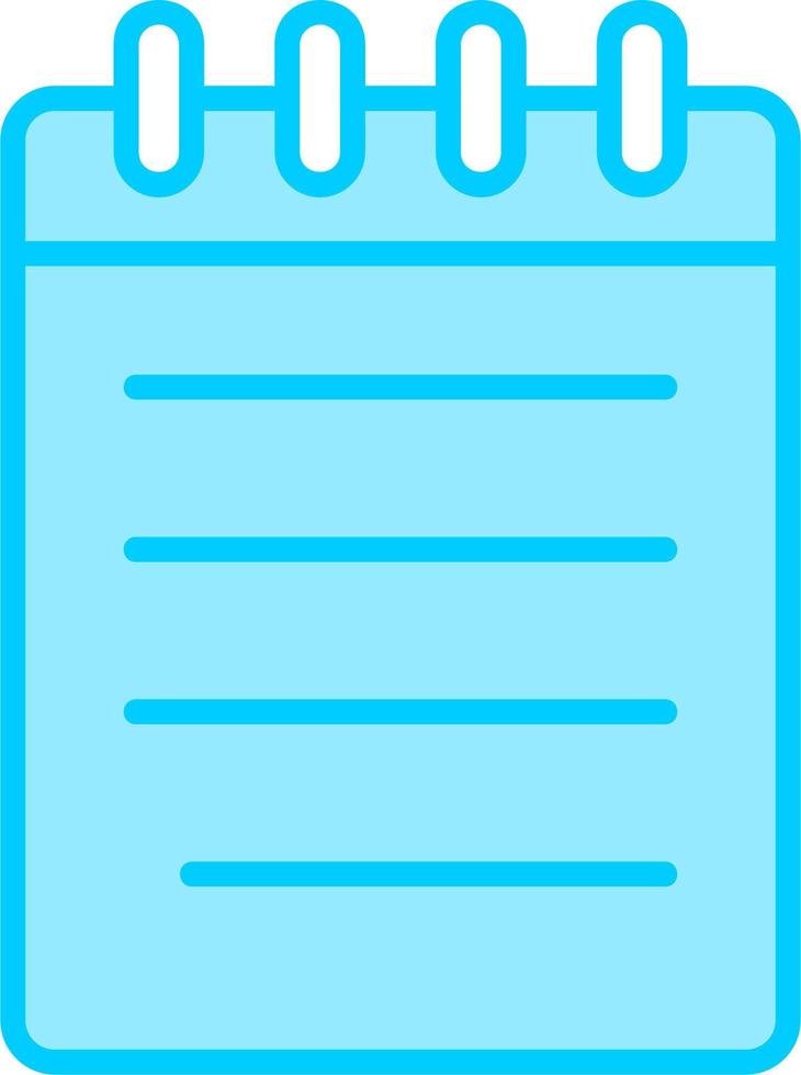 Notebook Vector Icon
