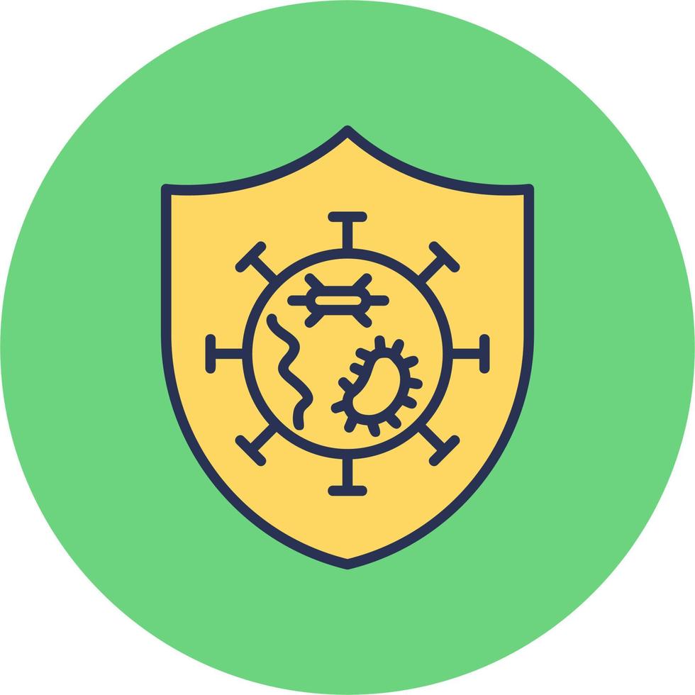 Germs Protected Vector Icon