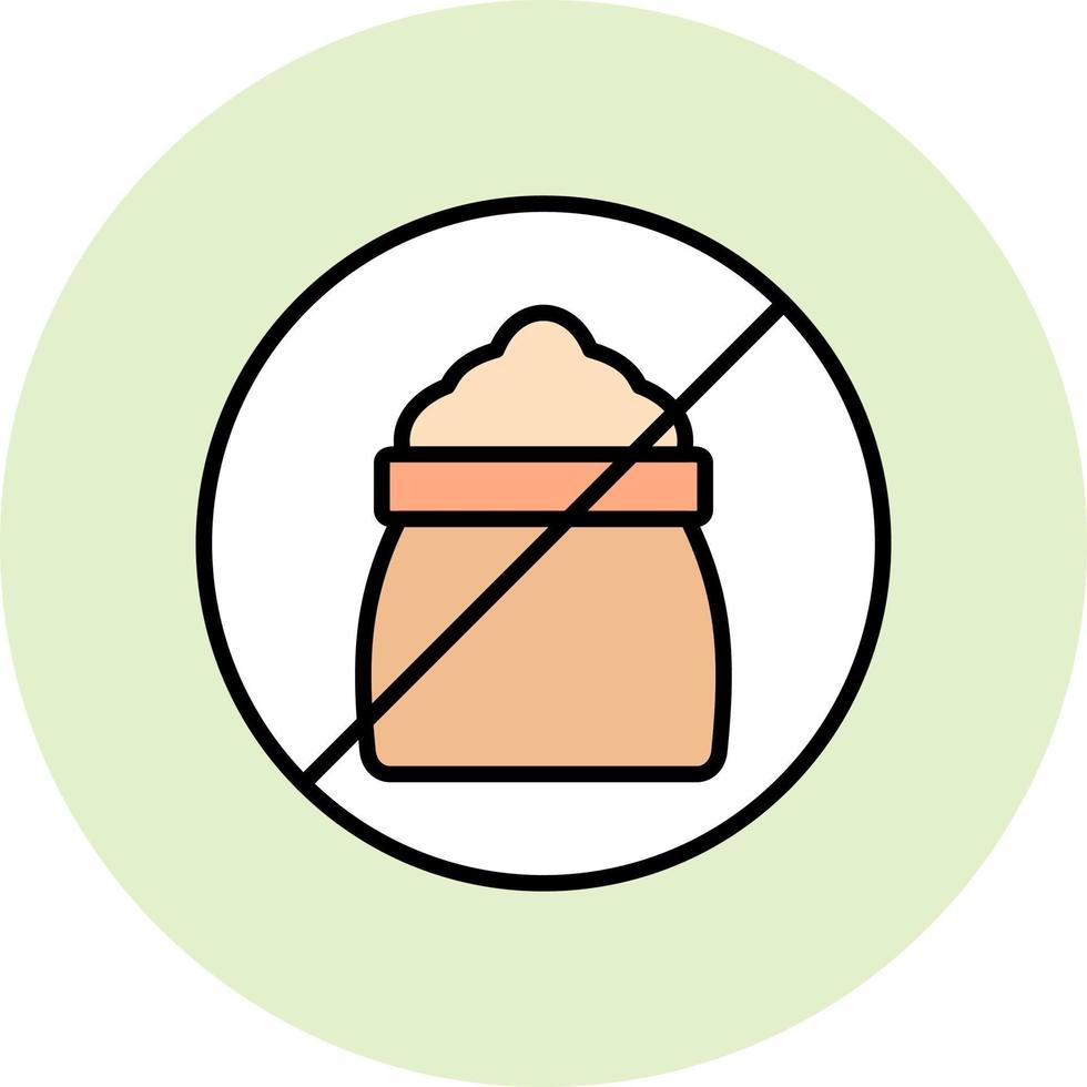 No Sugar Vector Icon