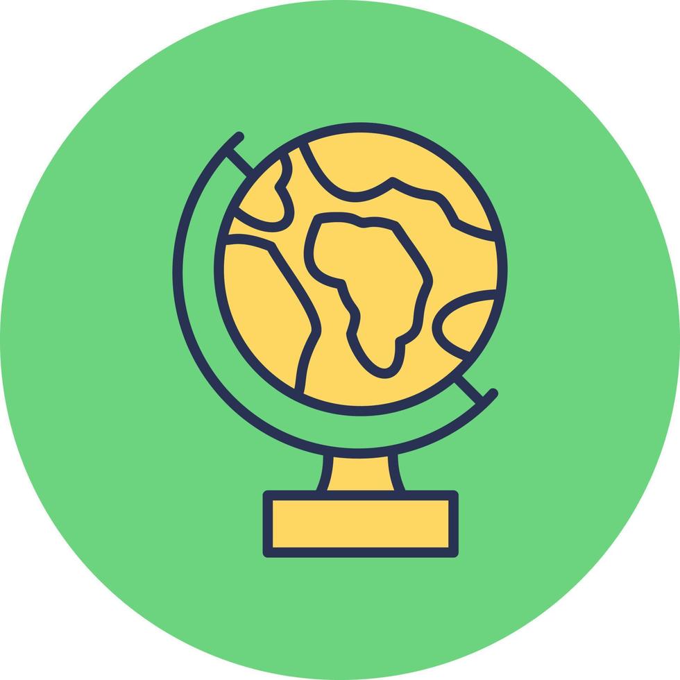 Earth Globe Vector Icon