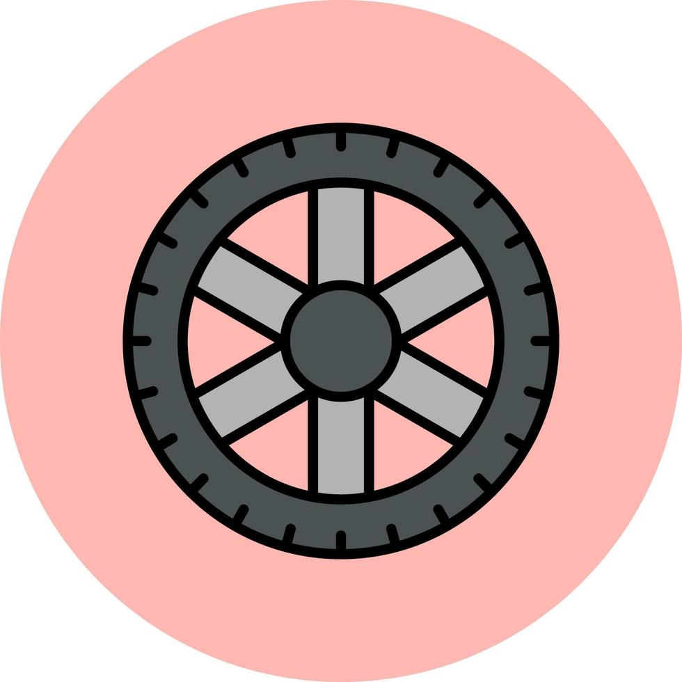 Tire Vector Icon