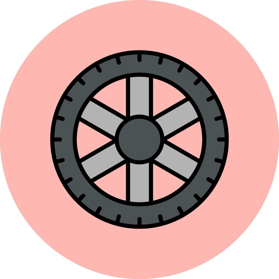 Tire Vector Icon