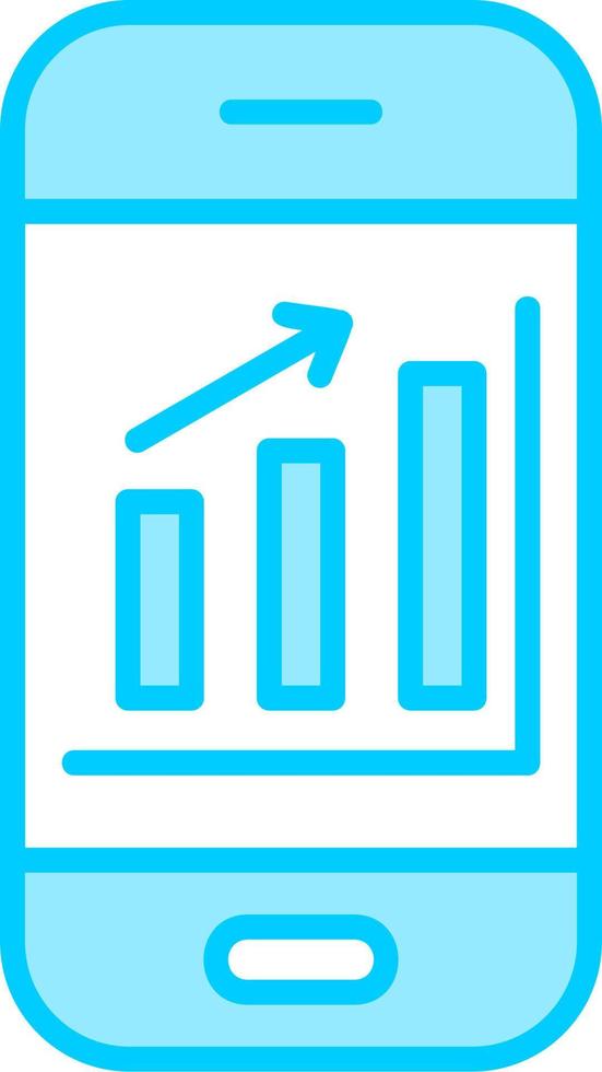 Mobile Analytics Vector Icon
