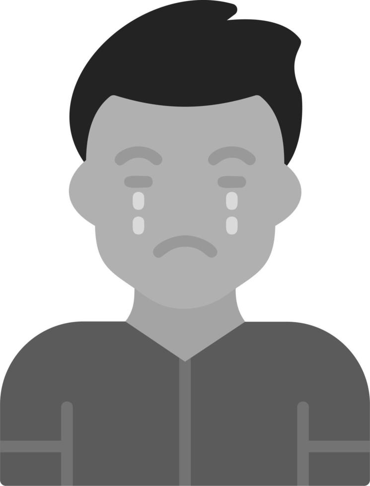 llorar vector icono