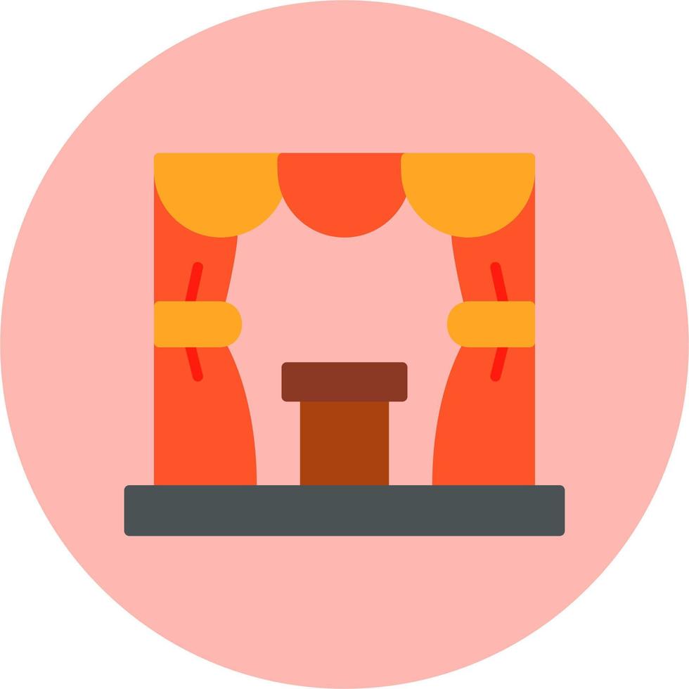 Stage Vector Icon