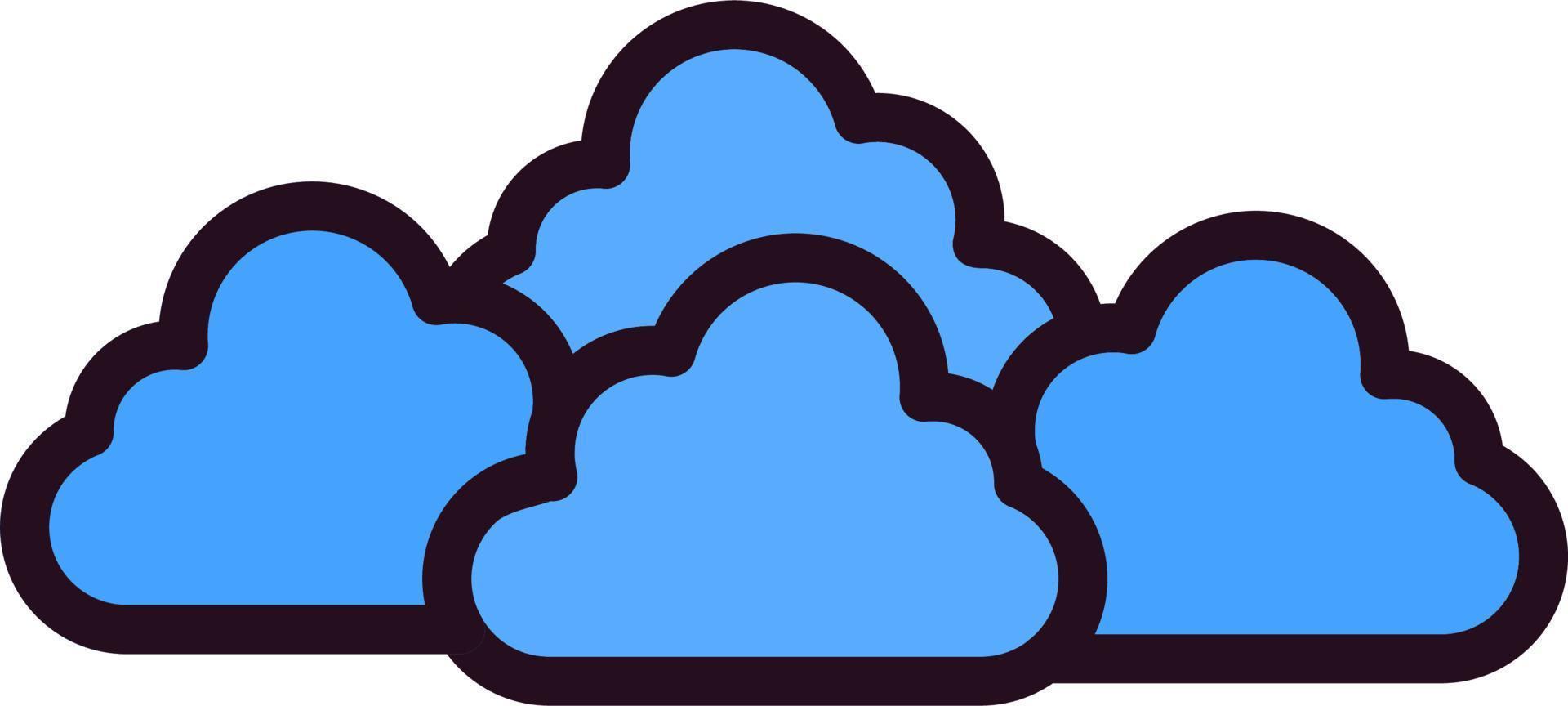 Overcast Vector Icon
