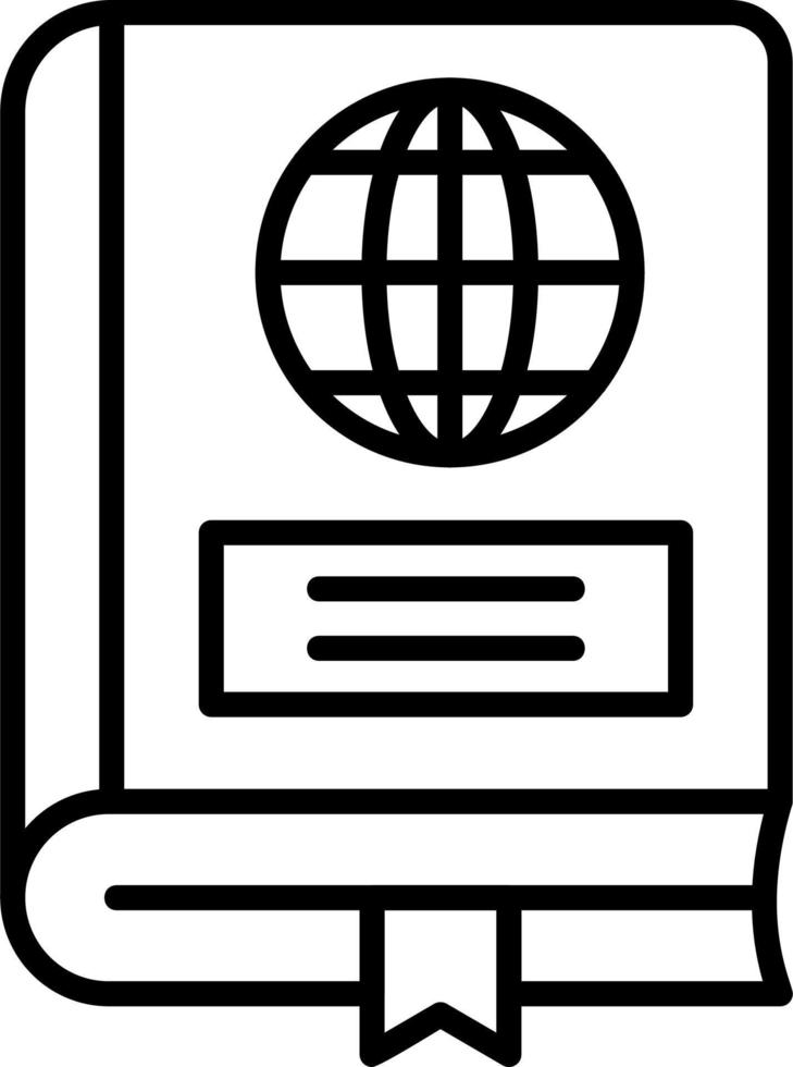 Geography Book Vector Icon