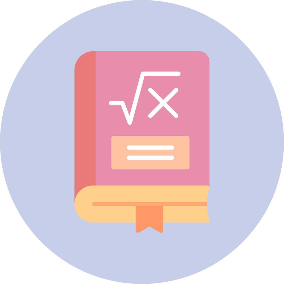 Maths Book Vector Icon