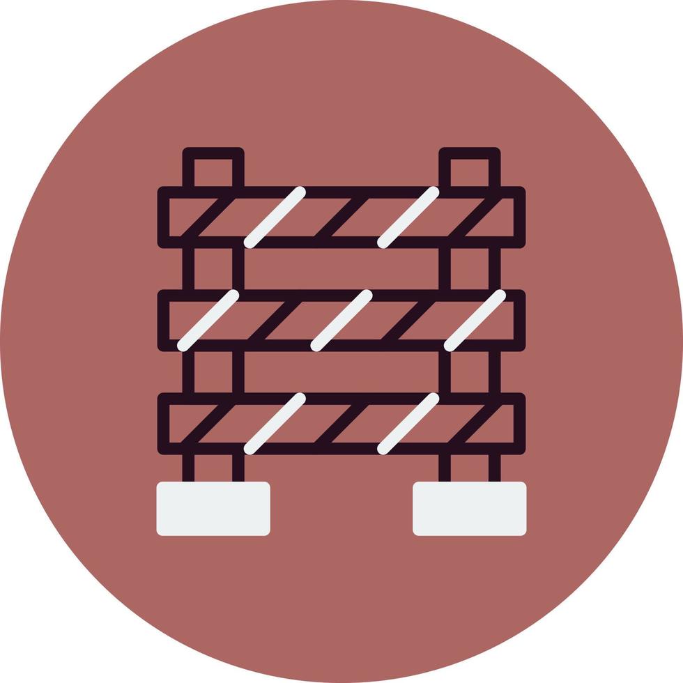Road Block Vector Icon