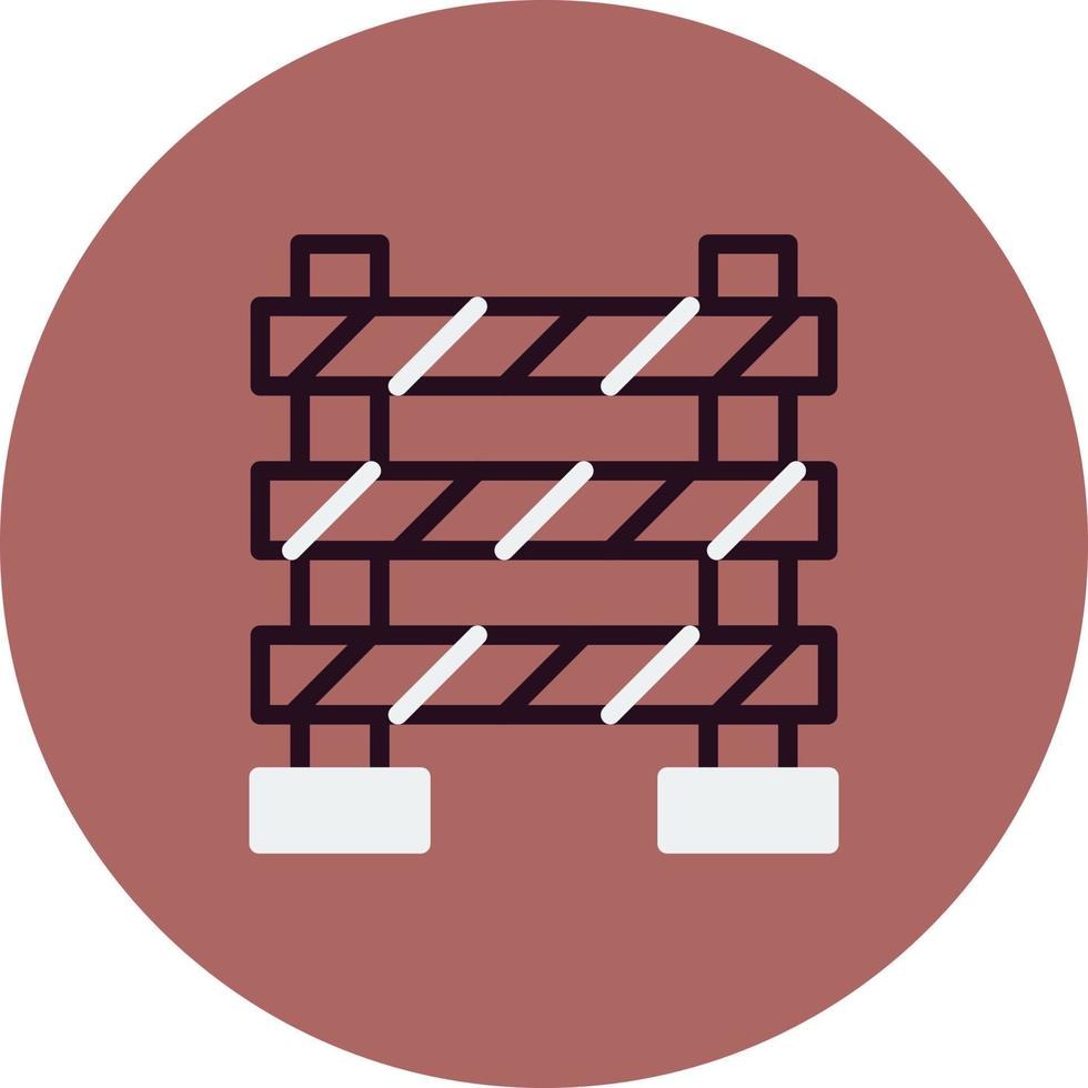 Road Block Vector Icon