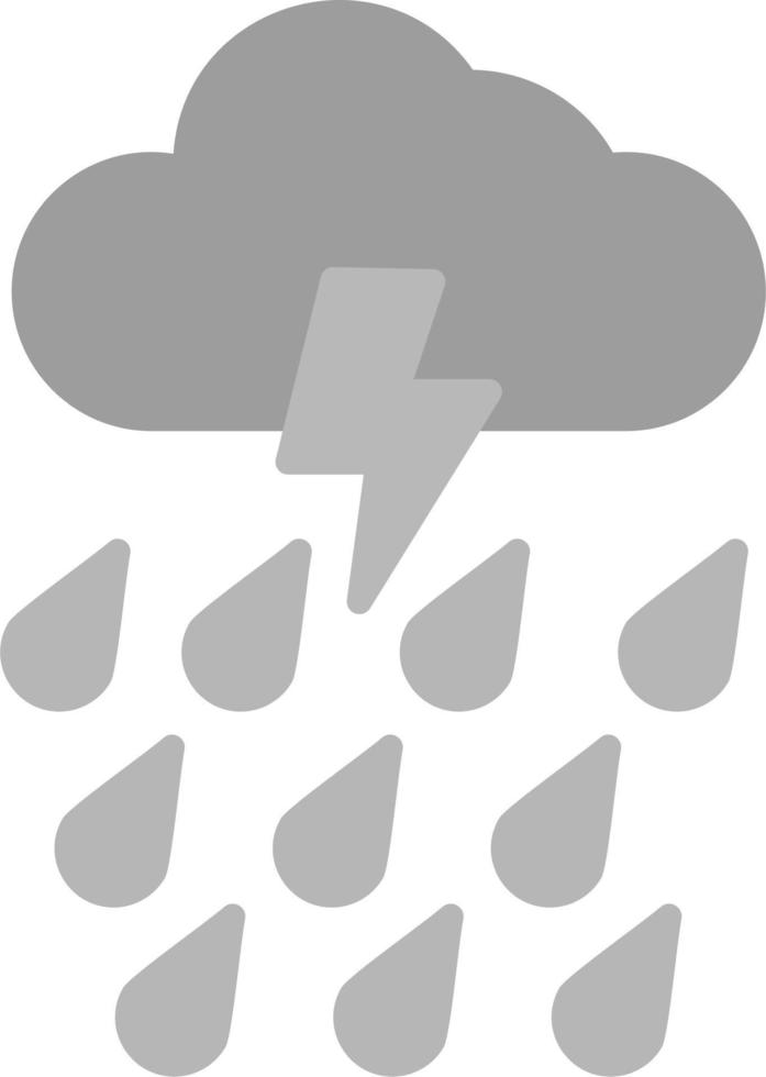 Rain Vector Icon