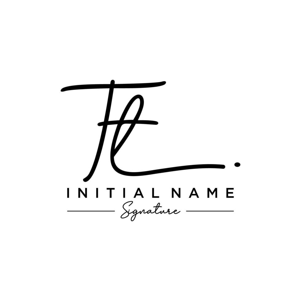 Letter TT Signature Logo Template Vector