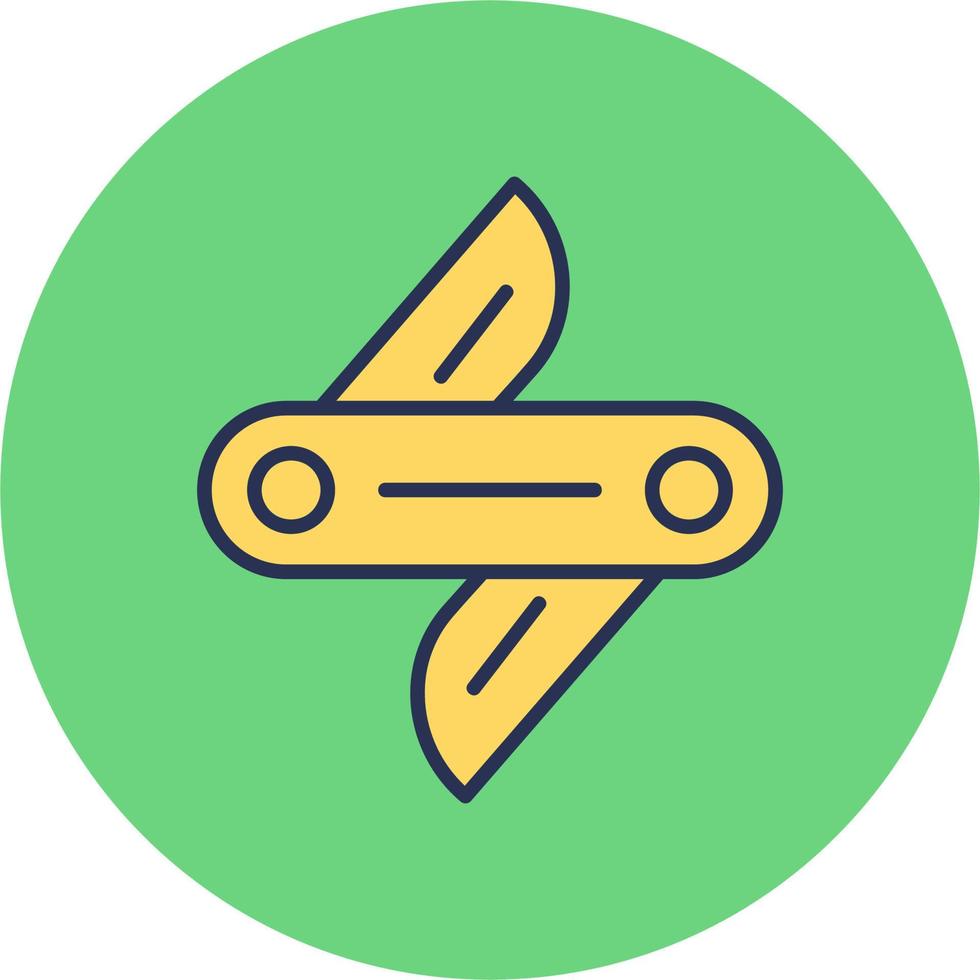 Swiss Knife Vector Icon