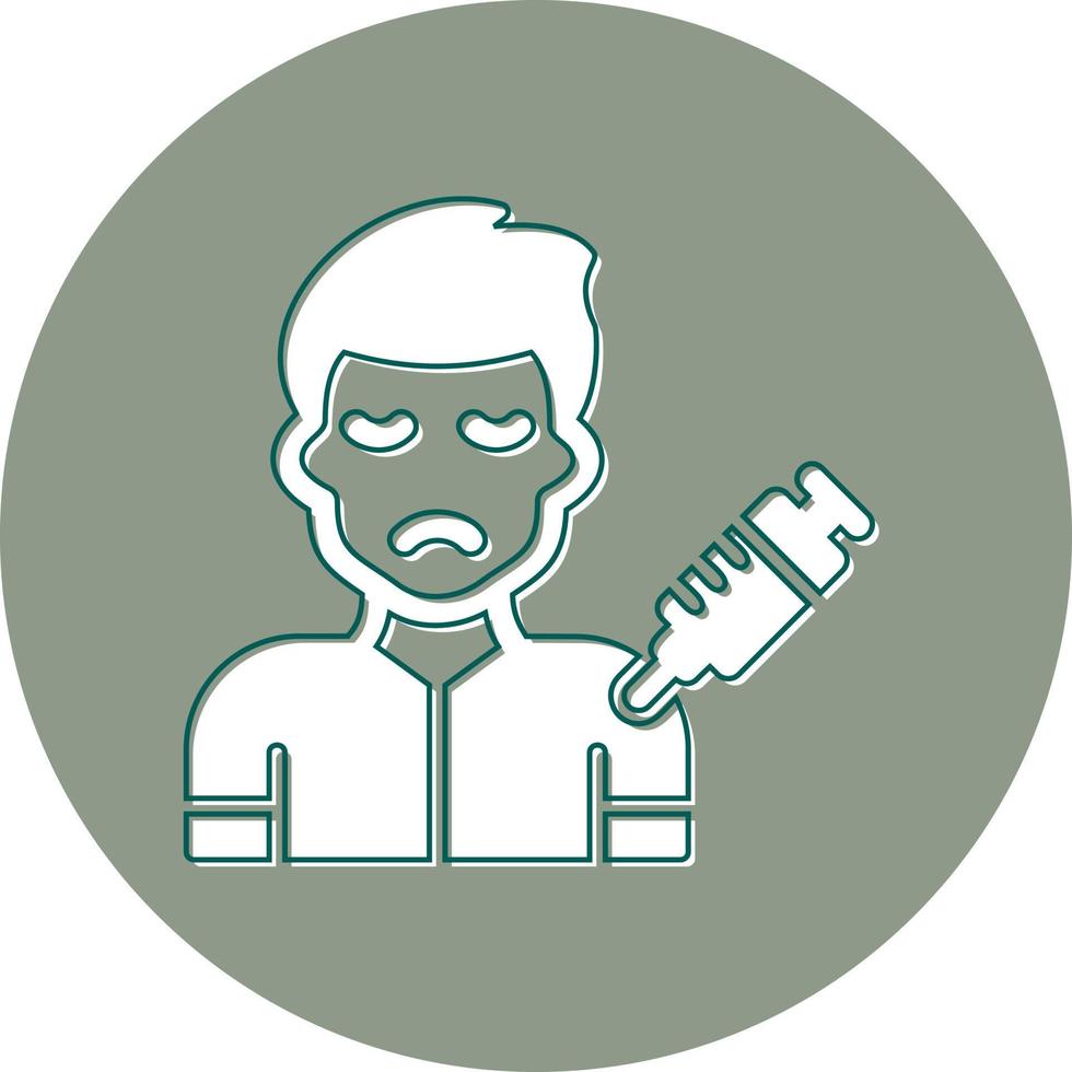 Drug Addiction Vector Icon