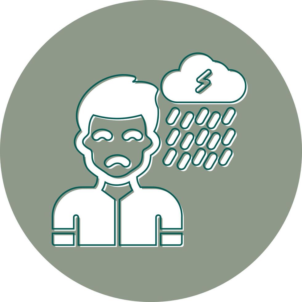 Depression Vector Icon