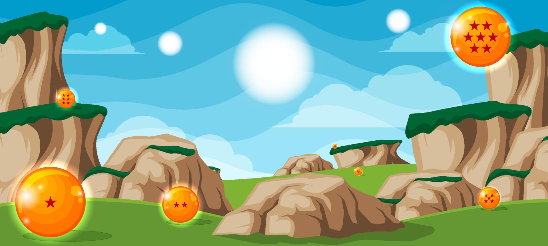 Background of Landscape Scenery vector