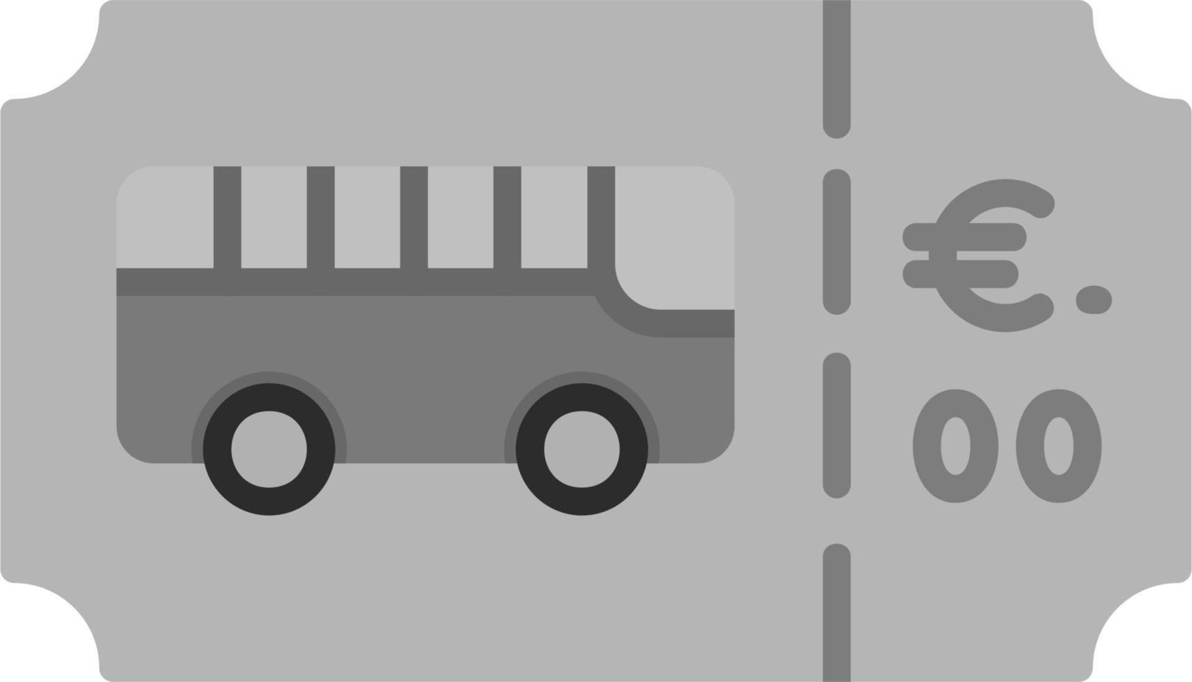 Bus Ticket Vector Icon